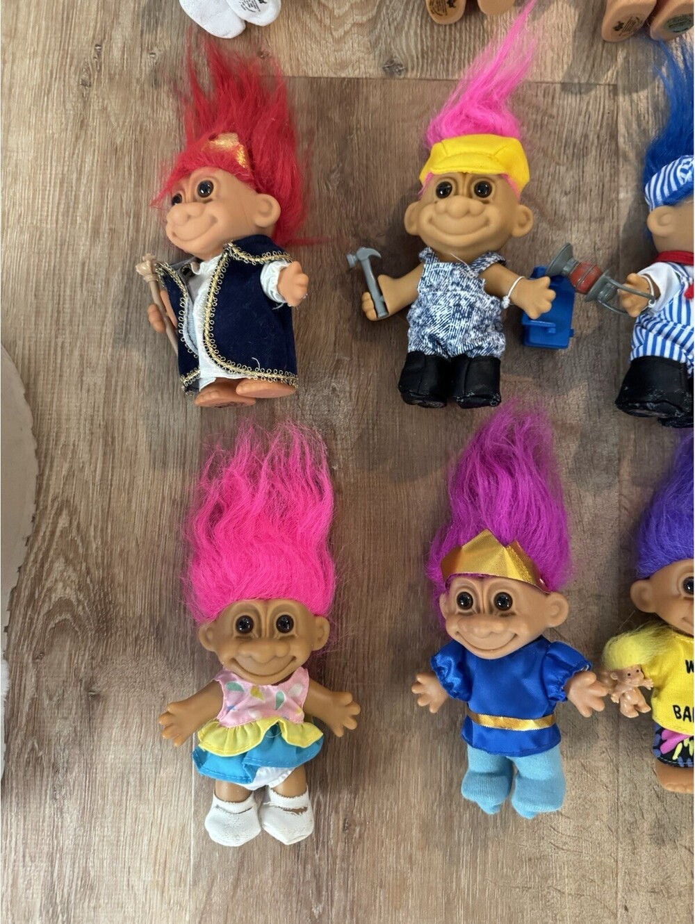 Lot of 20 Vintage RUSS Troll Dolls 1990s Clothed Themed Christmas Santa & More - Picture 5 of 10